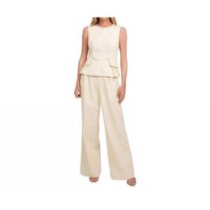 NEW PARENTEZI lucille top in vanilla